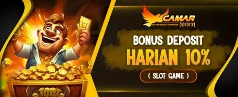Bonus Reload Harian 10% promotion banner